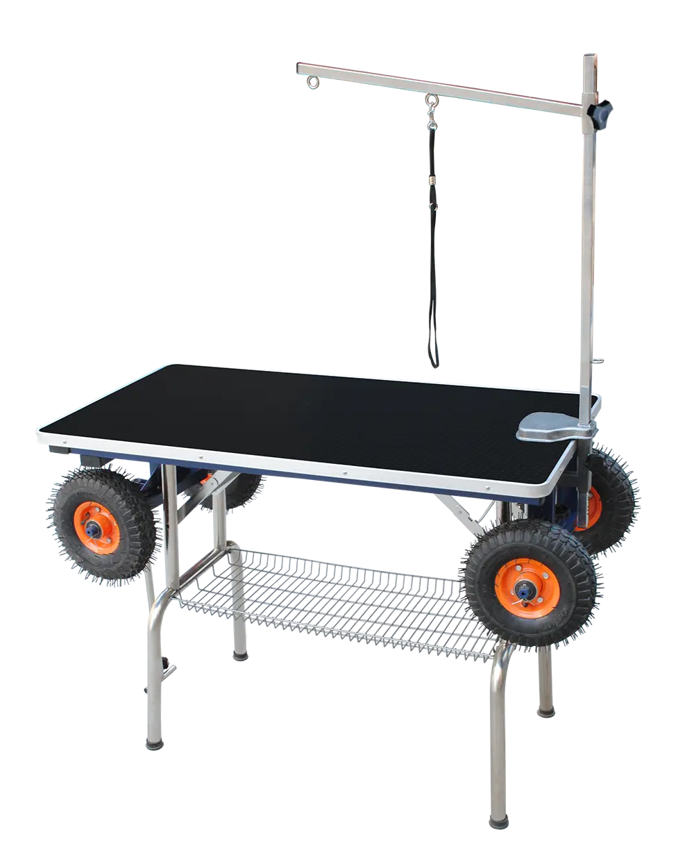 Foldable Grooming Table With Heavy Duty Wheels BA500