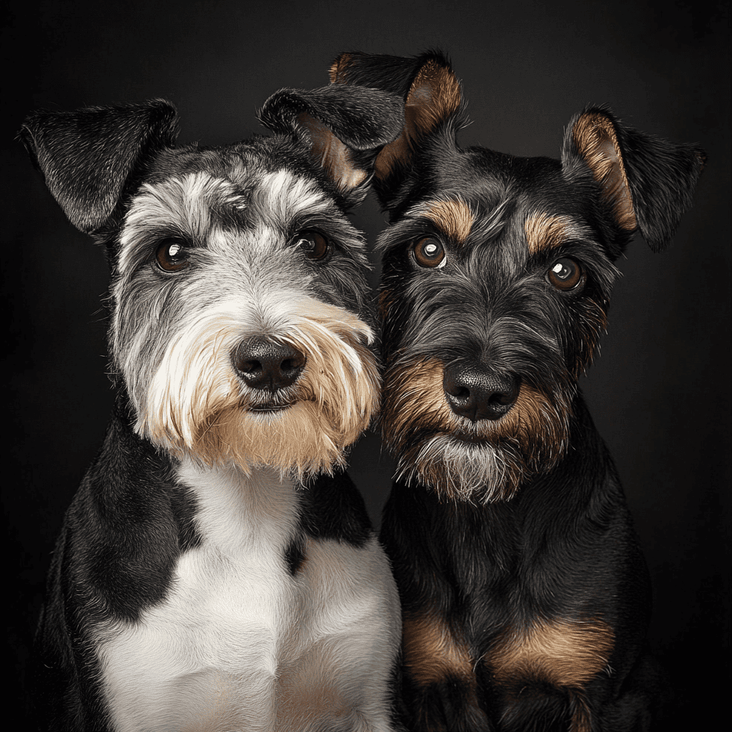 Wire-Haired Breeds (e.g., Schnauzer, Fox Terrier, Cairn Terrier)