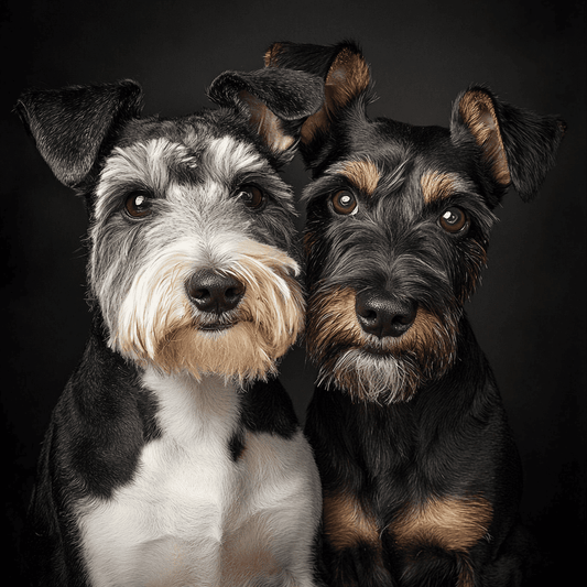 Wire-Haired Breeds (e.g., Schnauzer, Fox Terrier, Cairn Terrier)